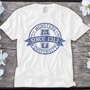 Disney Monsters University Since 1313 Logo T-Shirt Unisex Adult T-shirt